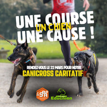 Charger l'image dans la galerie, Départ du canicross caritatif au refuge SPA d’Hermeray, événement sportif et solidaire avec chiens