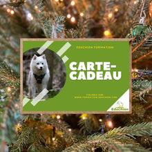 Charger l'image dans la galerie, carte cadeau gift card educhien educhien78 educhien formation éducation canine éducateur canin comportementaliste chien Yvelines stages et formation canins offrez une carte cadeau educhien pour noêl