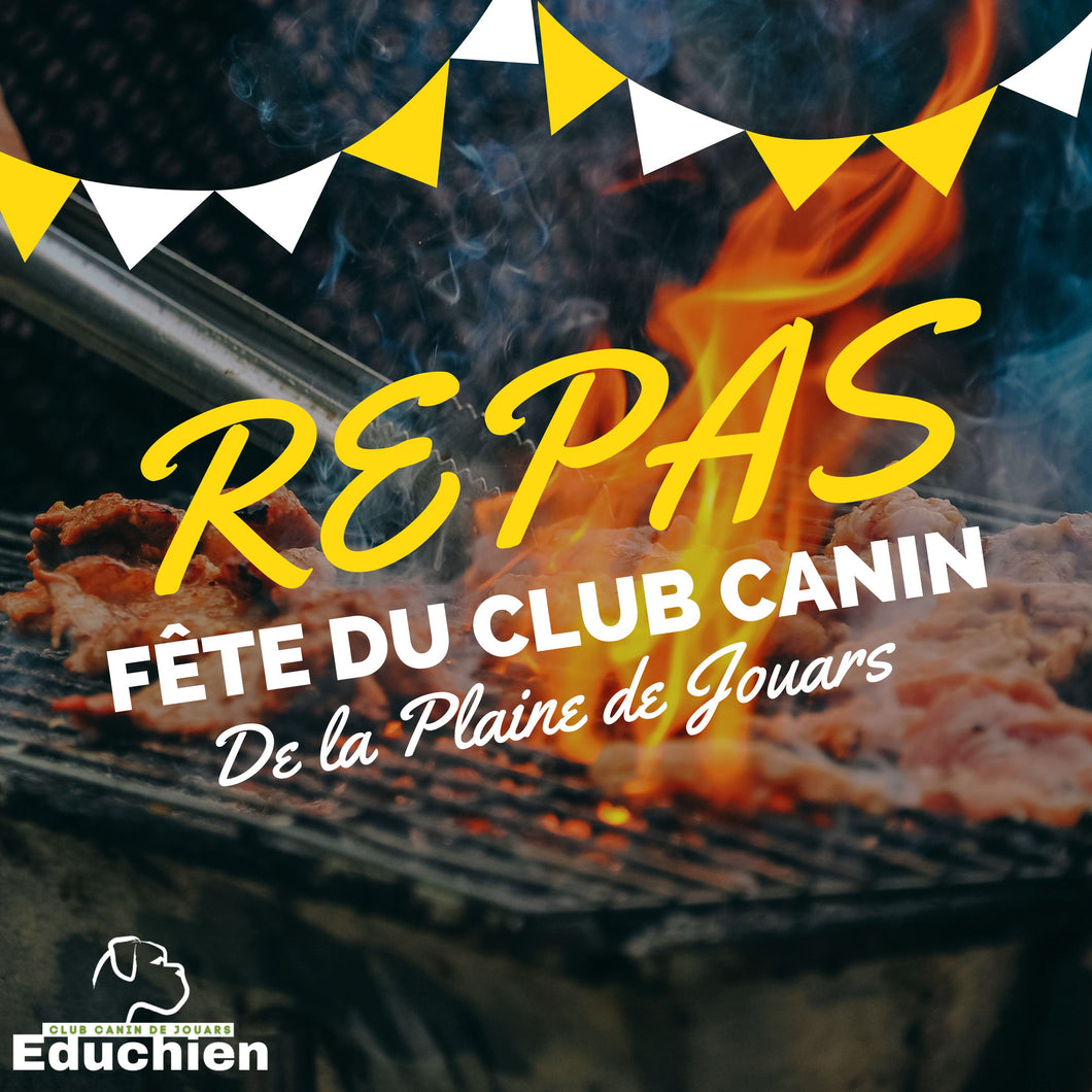 REPAS - Fête du Club canin EDUCHIEN 🎉 - 1ER JUIN 2024